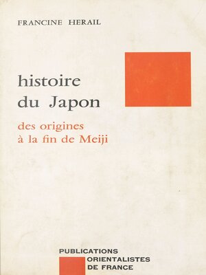 cover image of Histoire du Japon